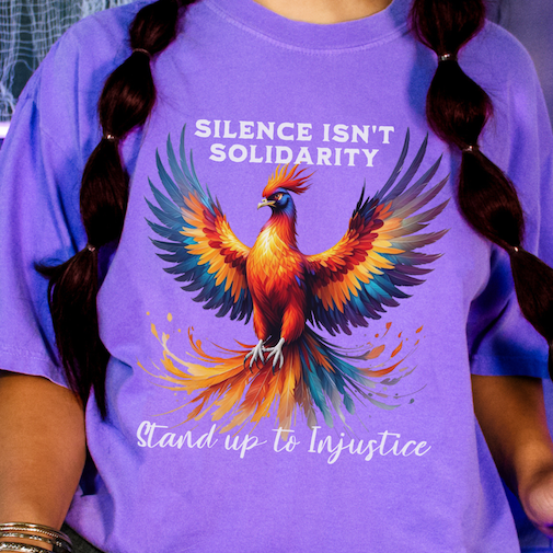 Social Justice Activism Phoenix Graphic T-Shirt
