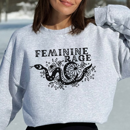 Feminine Rage Crewneck Sweatshirt