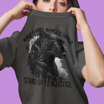 Powerful Panther Anti Racism Ally T-Shirt