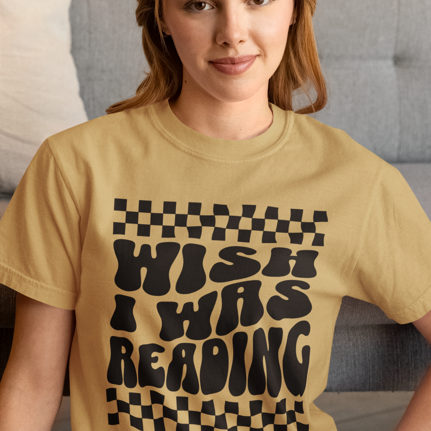 Wish I Was Reading Whimsical T-Shirt