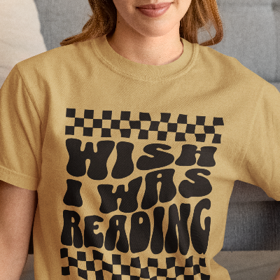 Wish I Was Reading Whimsical T-Shirt