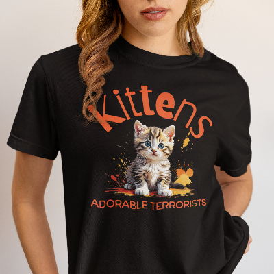 Kittens Adorable Terrorists Comfort Colors T-Shirt
