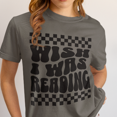 Wish I Was Reading Whimsical T-Shirt