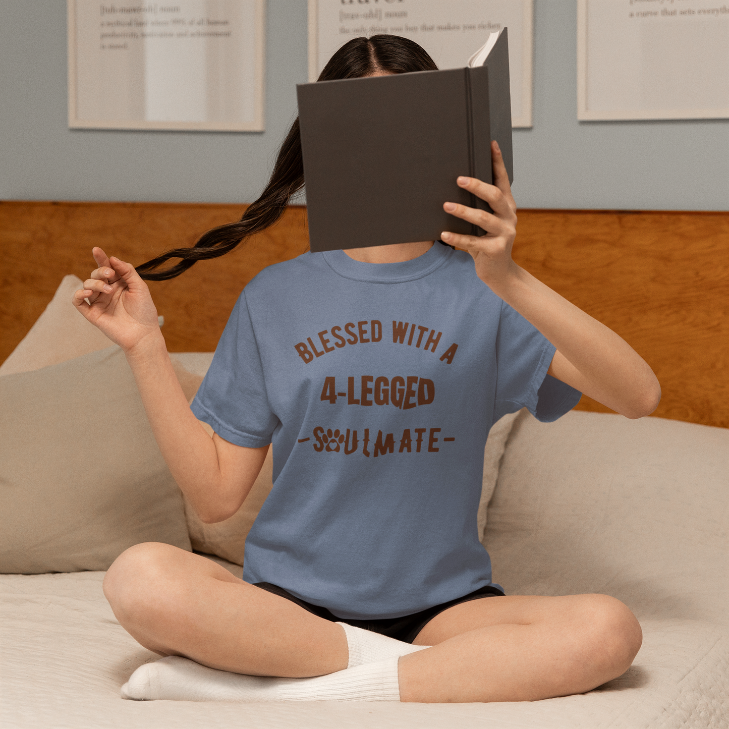 Blessed with a 4-Legged Soulmate Comfort Colors T-Shirt