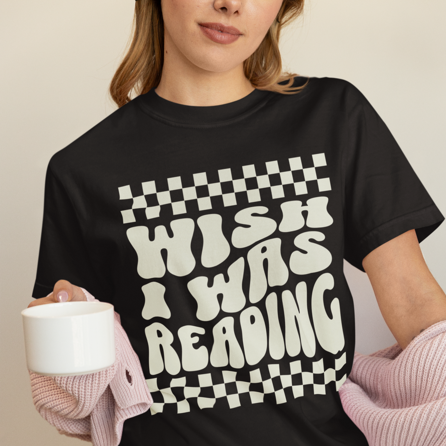 Wish I Was Reading Whimsical T-Shirt