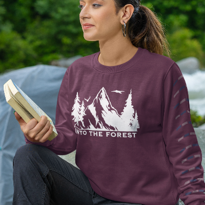 Into the Forest Nature Lover Crewneck Sweatshirt