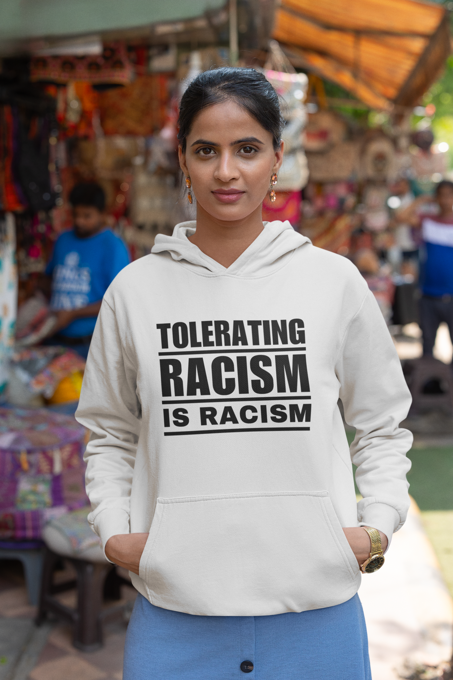Tolerating Racism is Racism Social Justice Hoodie