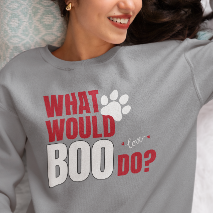 What Would Boo Do? Dog Lover Sweatshirt