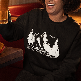 Into the Forest Nature Lover Crewneck Sweatshirt