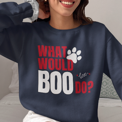 What Would Boo Do? Dog Lover Sweatshirt