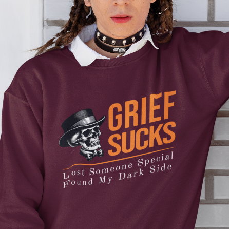 Lost Someone Special Found My Dark Side Grief Sweatshirt