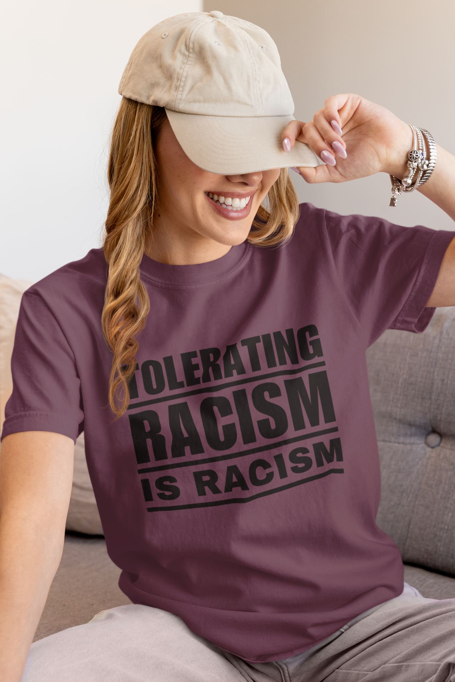 Tolerating Racism is Racism Unisex Statement T-Shirt