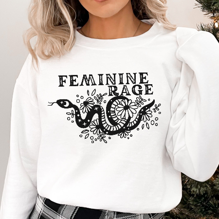Feminine Rage Crewneck Sweatshirt