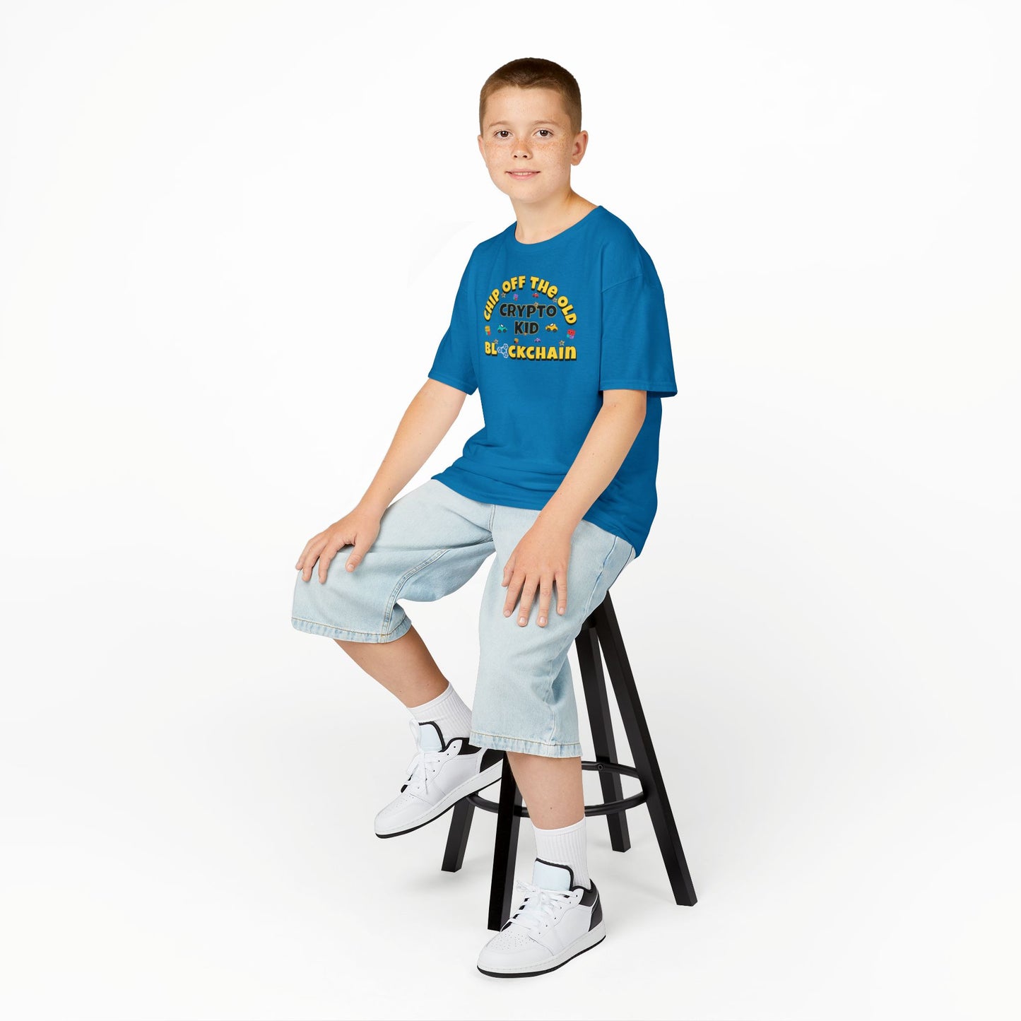 Chip off the old Blockchain Kids Heavy Cotton™ Tee