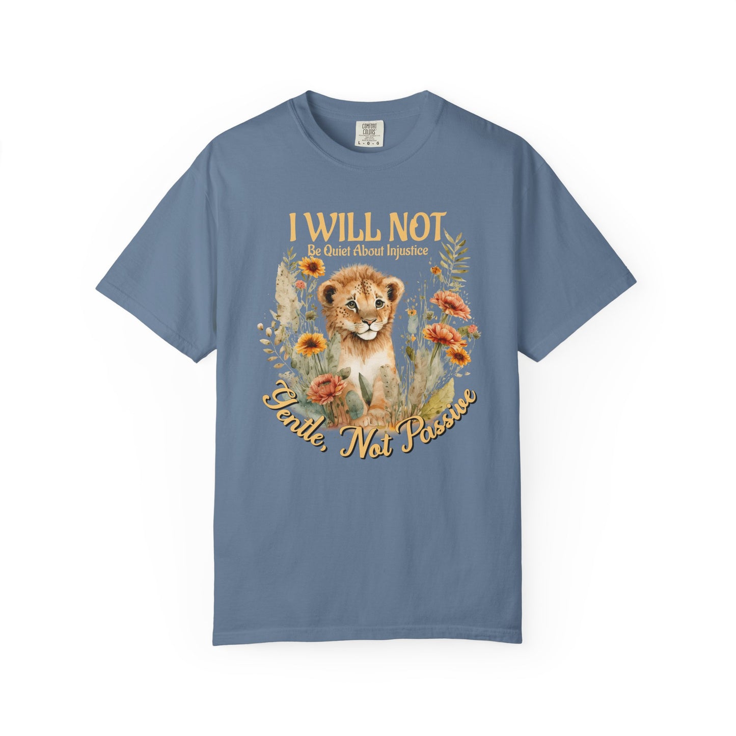 Lion-Themed Activist T-Shirt