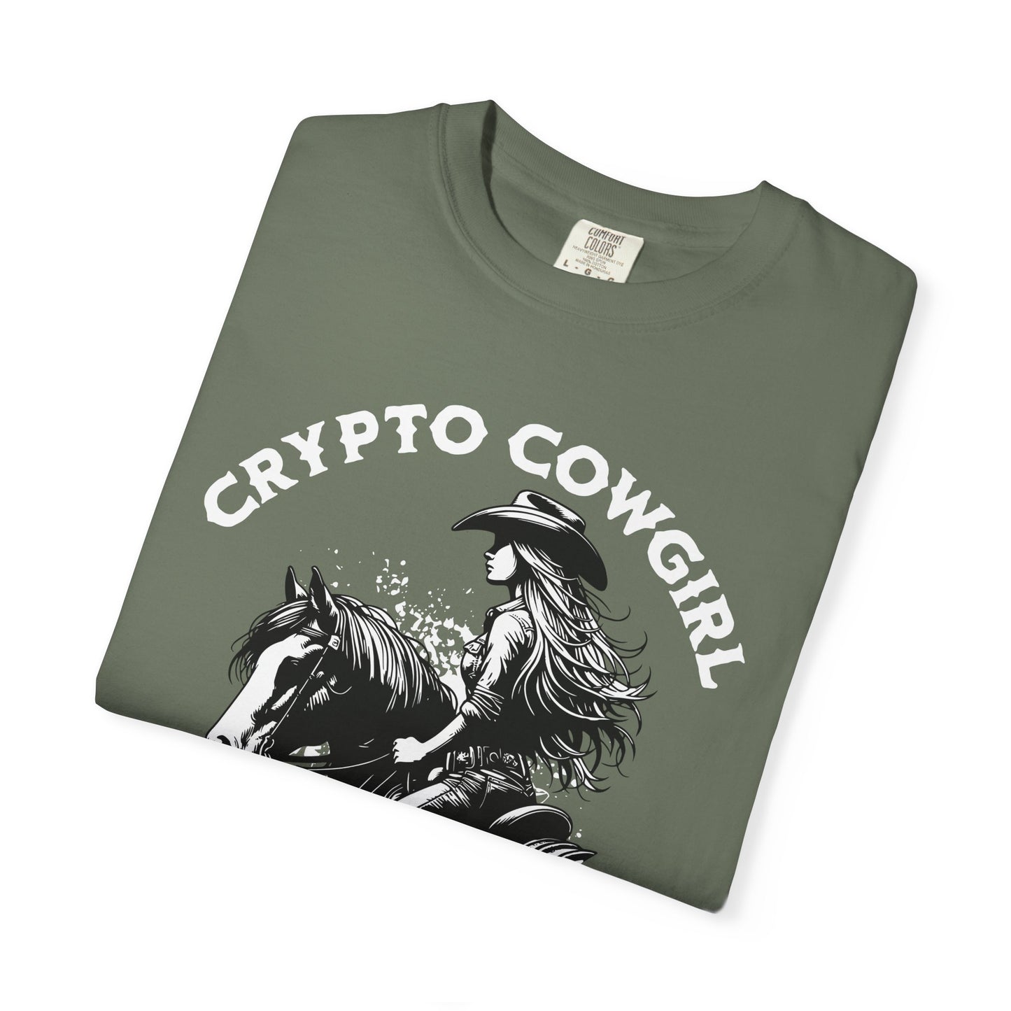 Crypto Cowgirl Comfort Colors T-Shirt