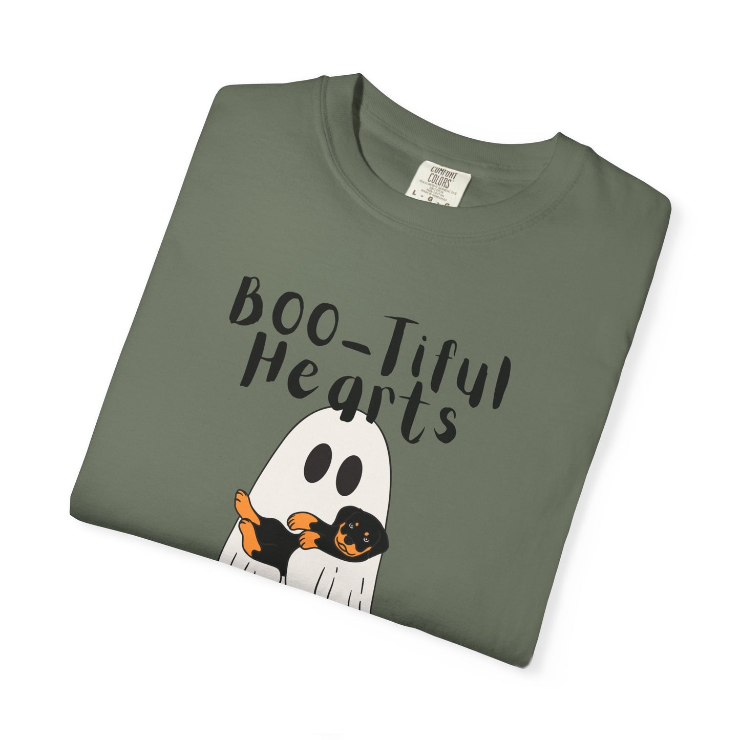 Boo-tiful Hearts Love Animals Halloween T-shirt