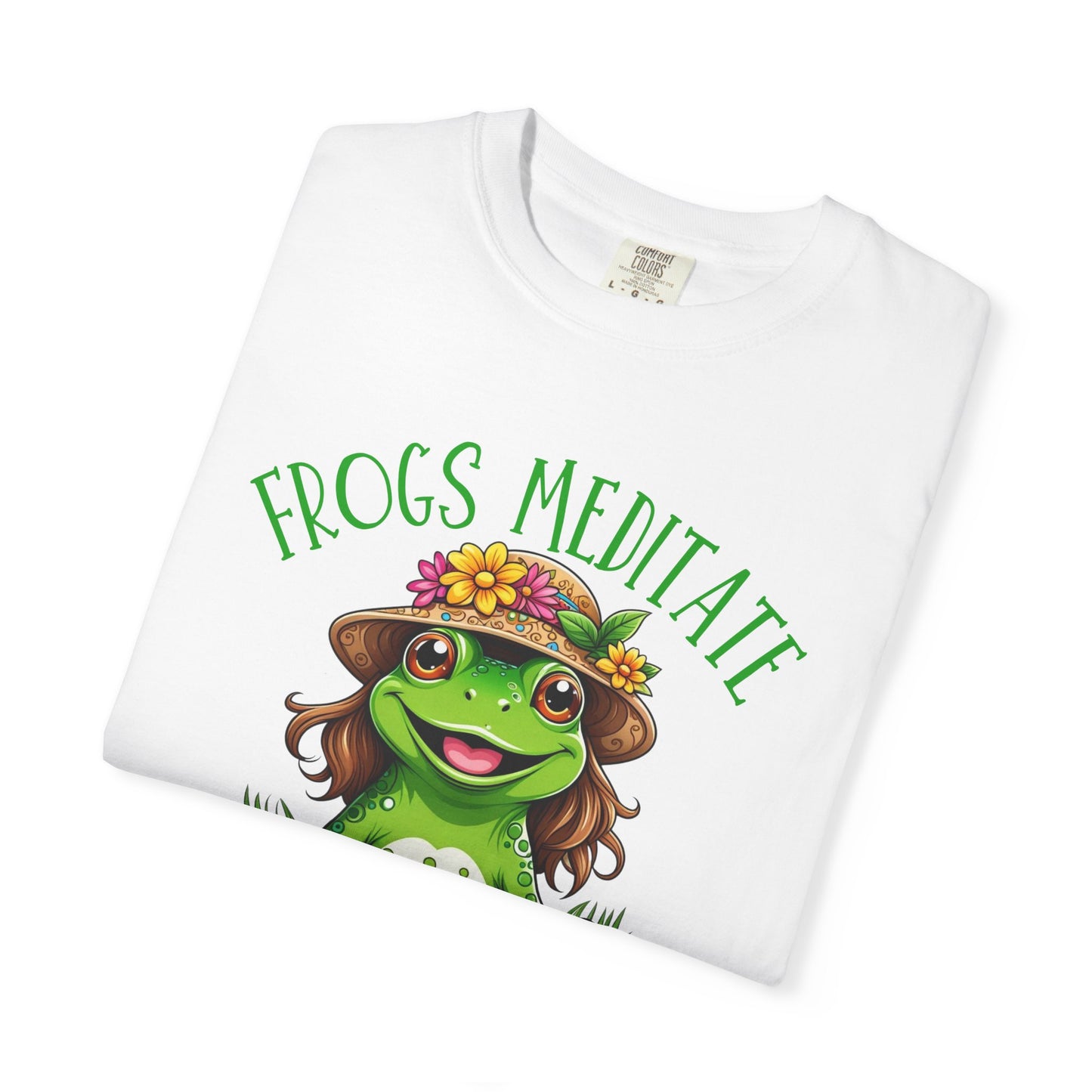 Frogs Meditate Humans Complicate T-Shirt