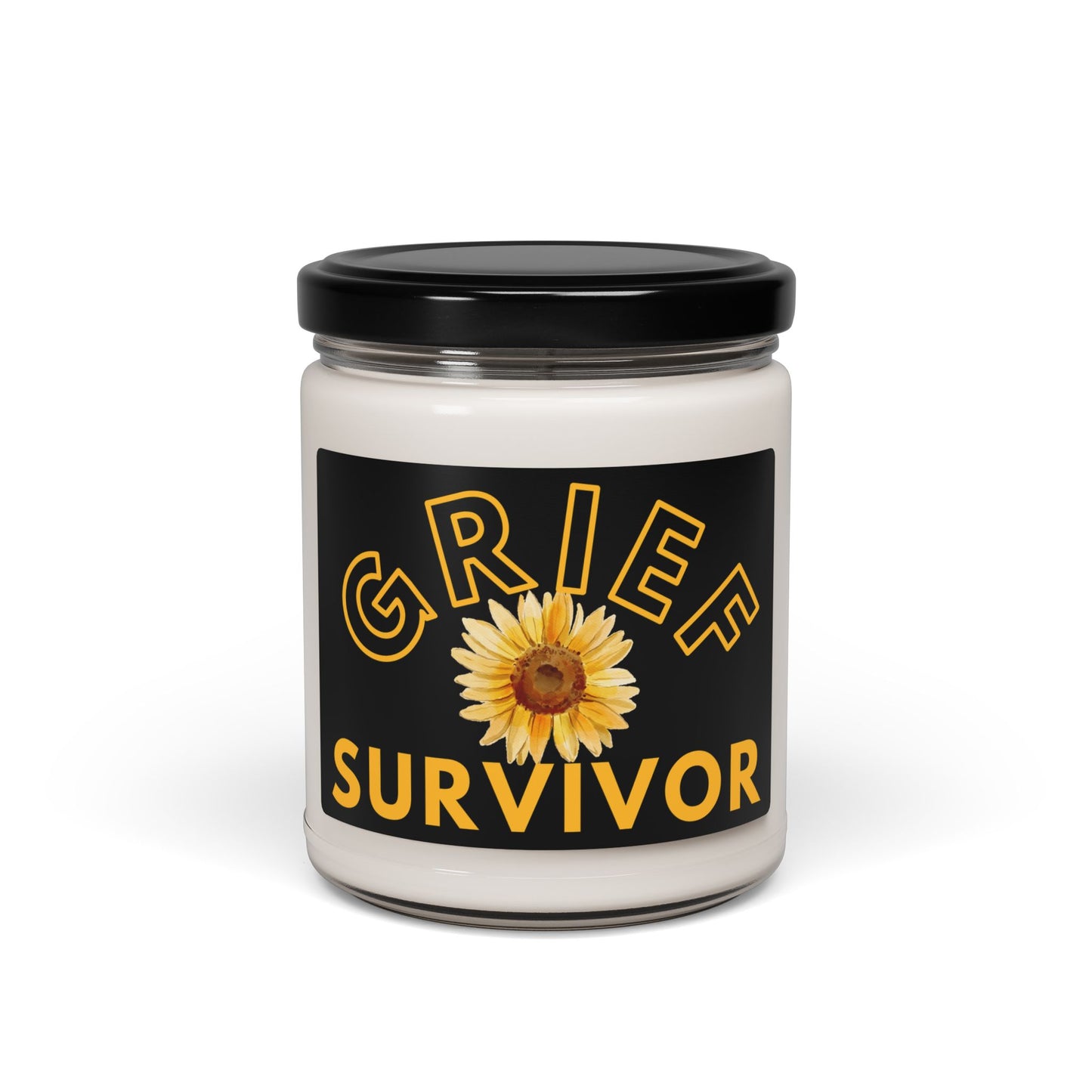 Sunflower Grief Survivor Scented Soy Candle