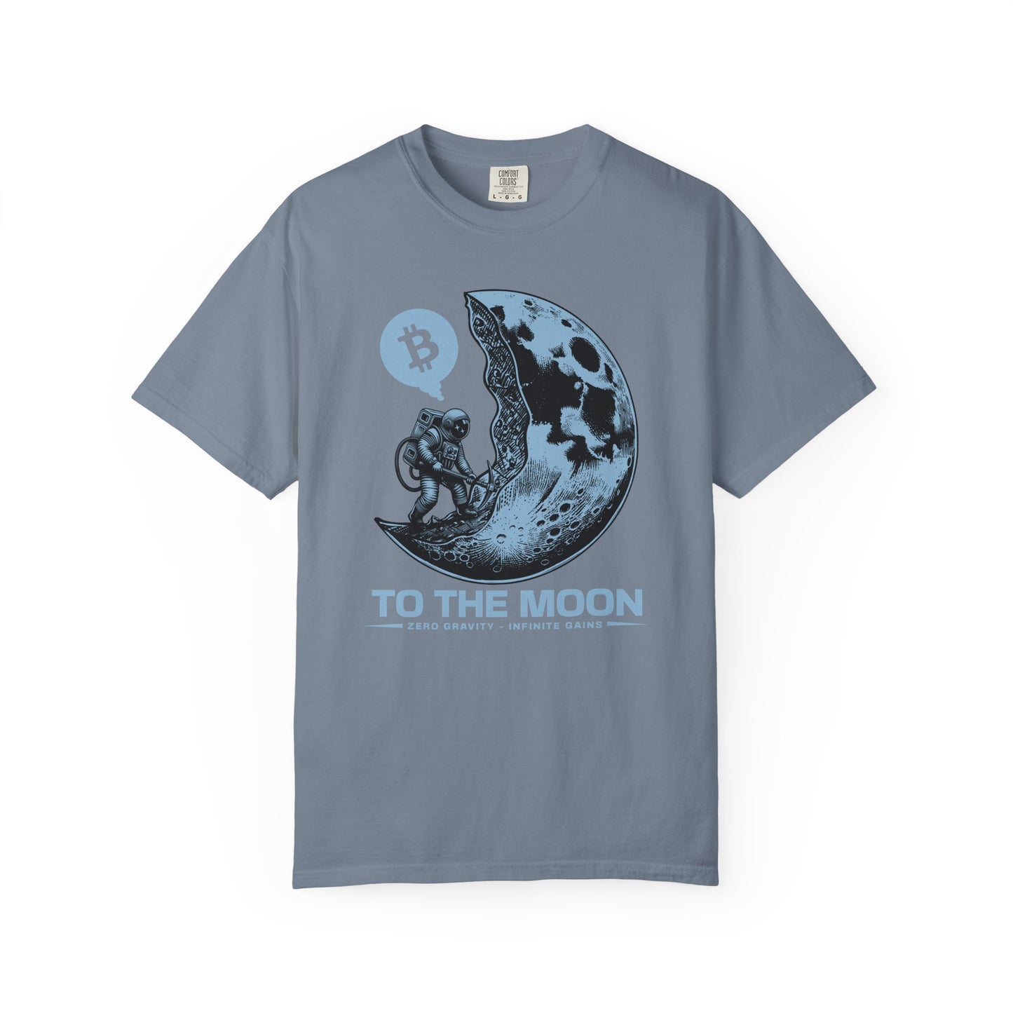 Crypto to the Moon Blockchain T-shirt, Trending Gift for Bitcoin Lover