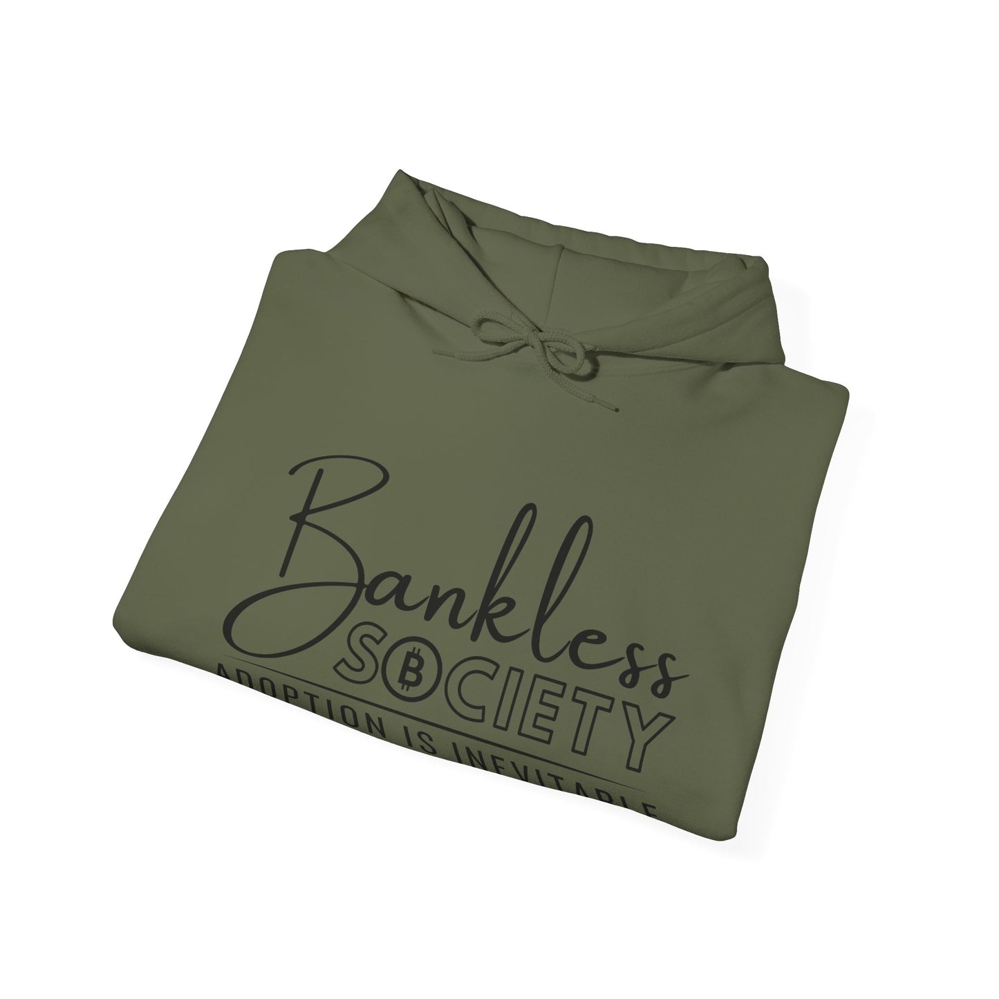 Bankless Society, Adoption is Inevitable Crypto Gildan Hooded Sweatshirt