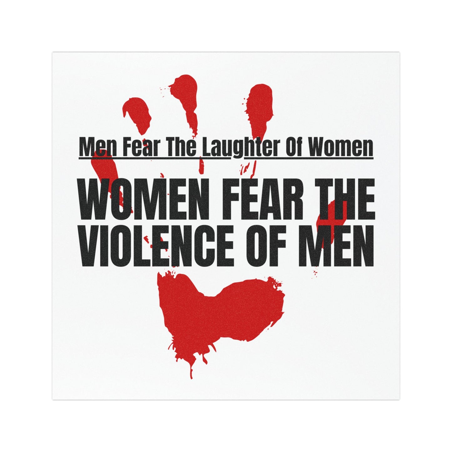SA Awareness Women's Rights Empowerment Car Refrigerator Locker Magnet, Feminist Quote Sticker, Political Activist Decal, Anti Trump Female