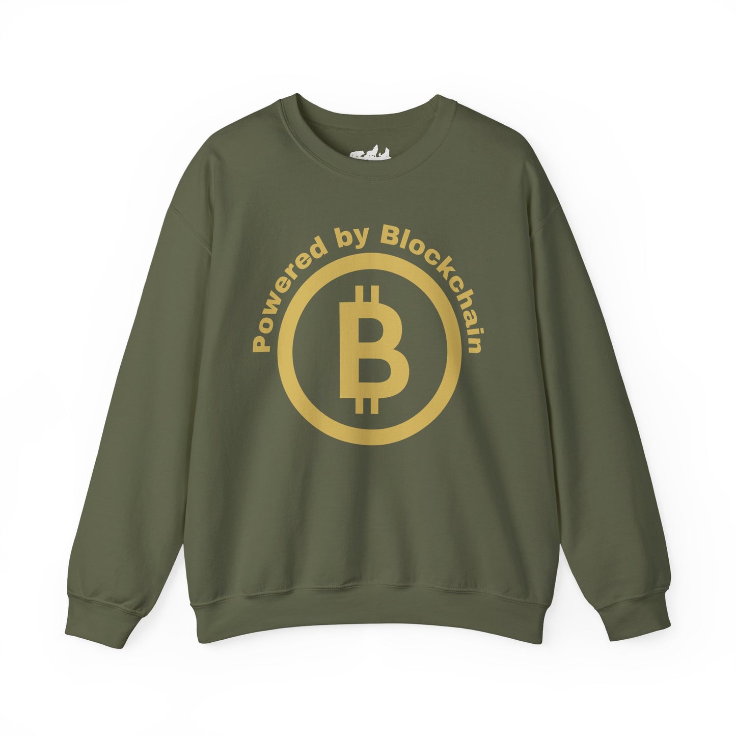 Powered by Blockchain Unisex Crypto Sweatshirt