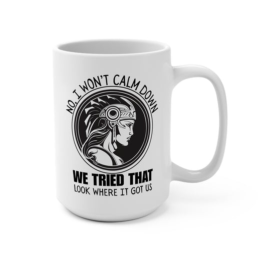 Athena Goddess of War Feminist Political Mug