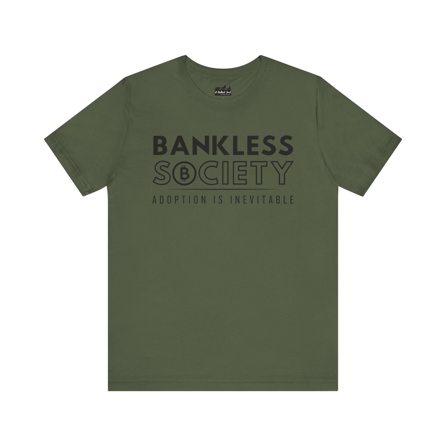 Bankless Society. Adoption is Inevitable Block Bella Canvas T-Shirt