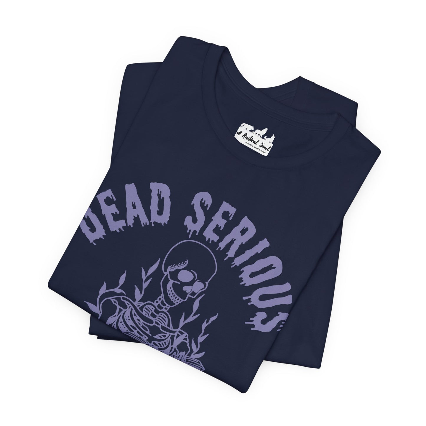 Dead Serious About Banned Books Halloween Bella Canvas T-Shirt