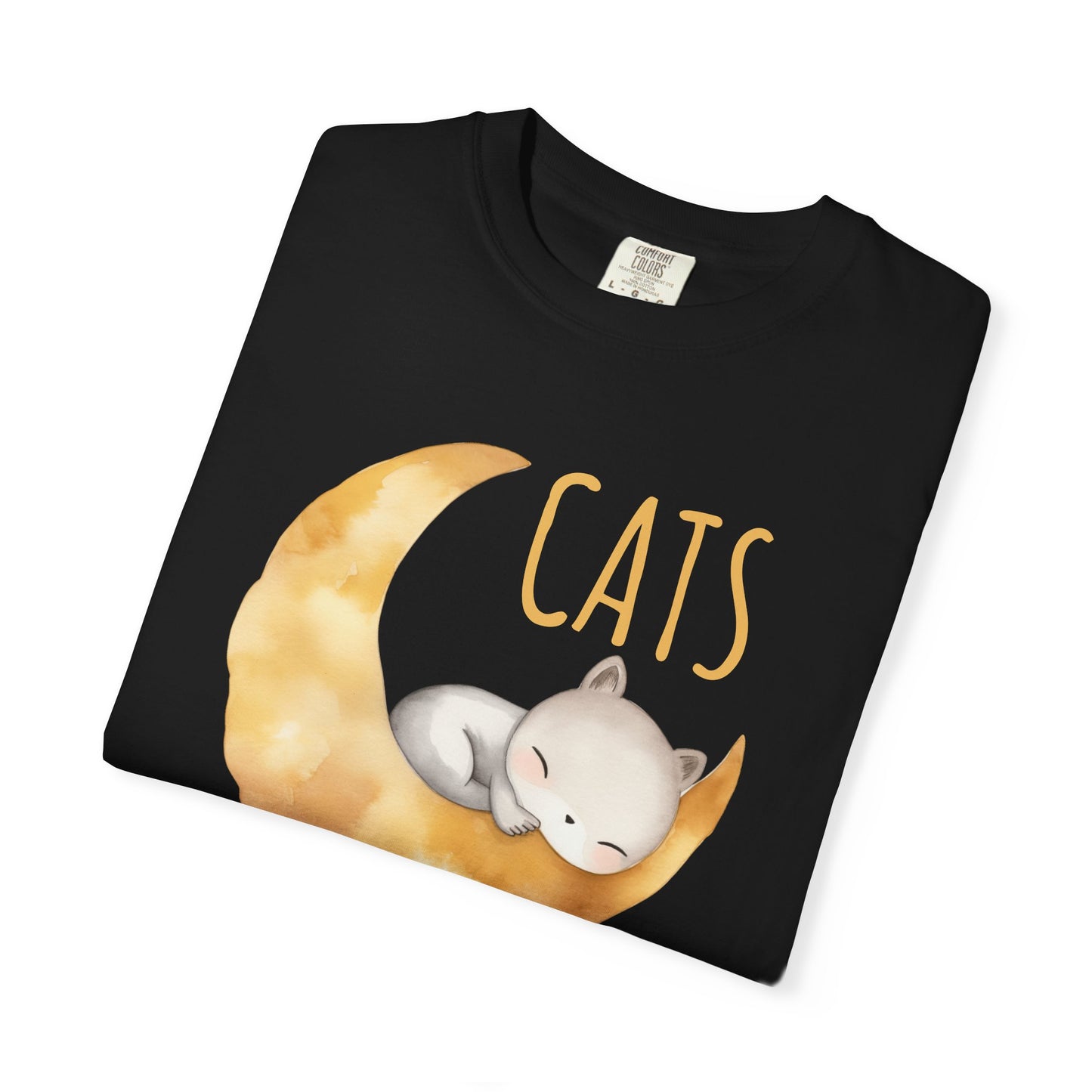 Cats. Because Humans Are Exhausting Comfort Colors T-Shirt
