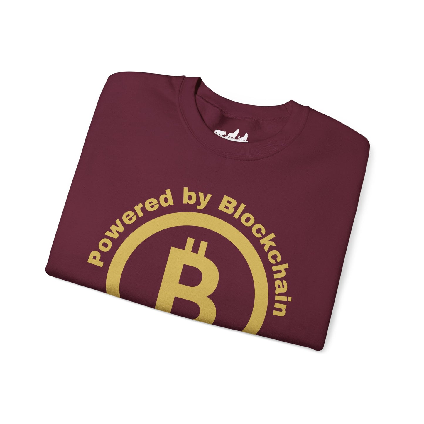 Powered by Blockchain Unisex Crypto Sweatshirt
