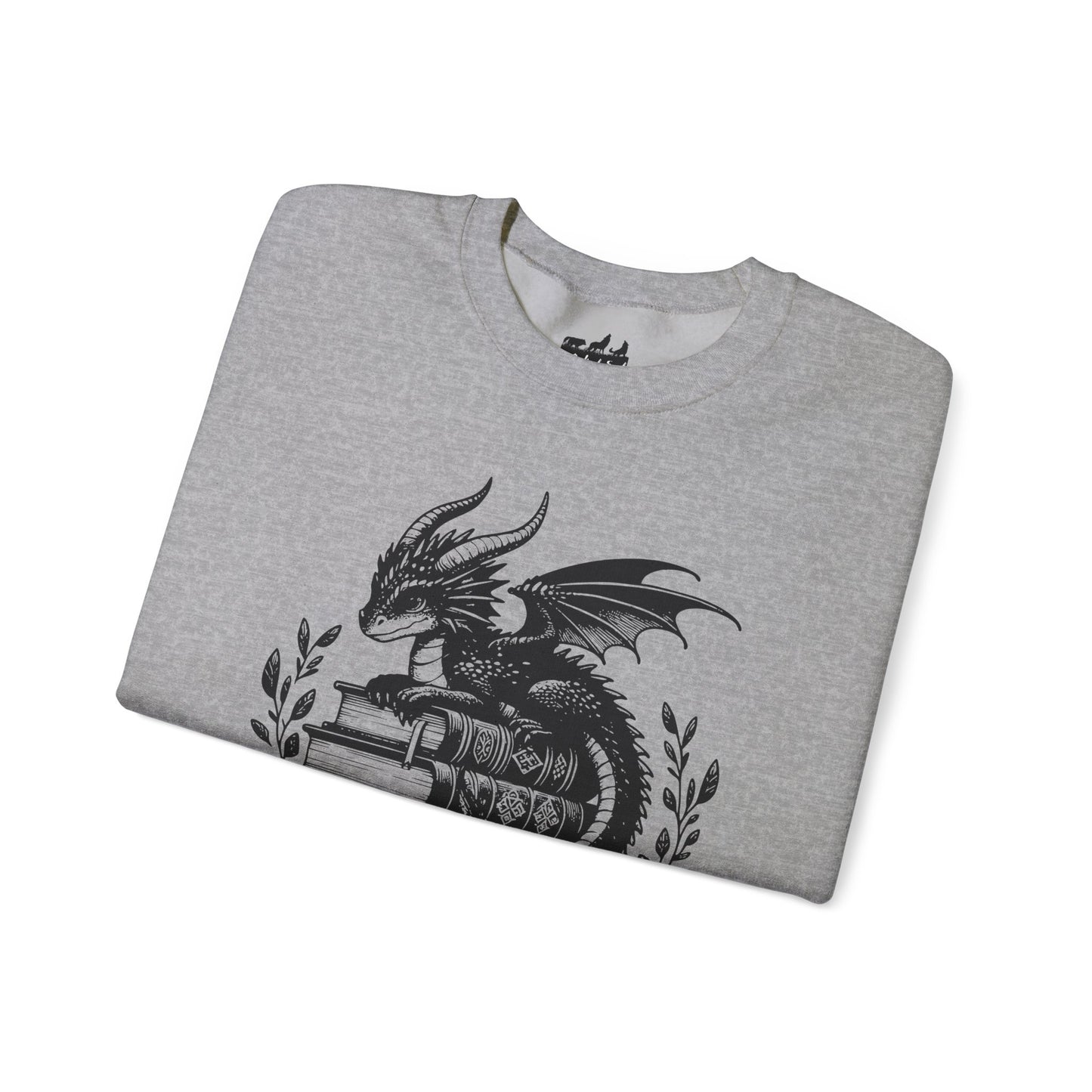 Dragon Read Books Be Weird Gildan Sweatshirt
