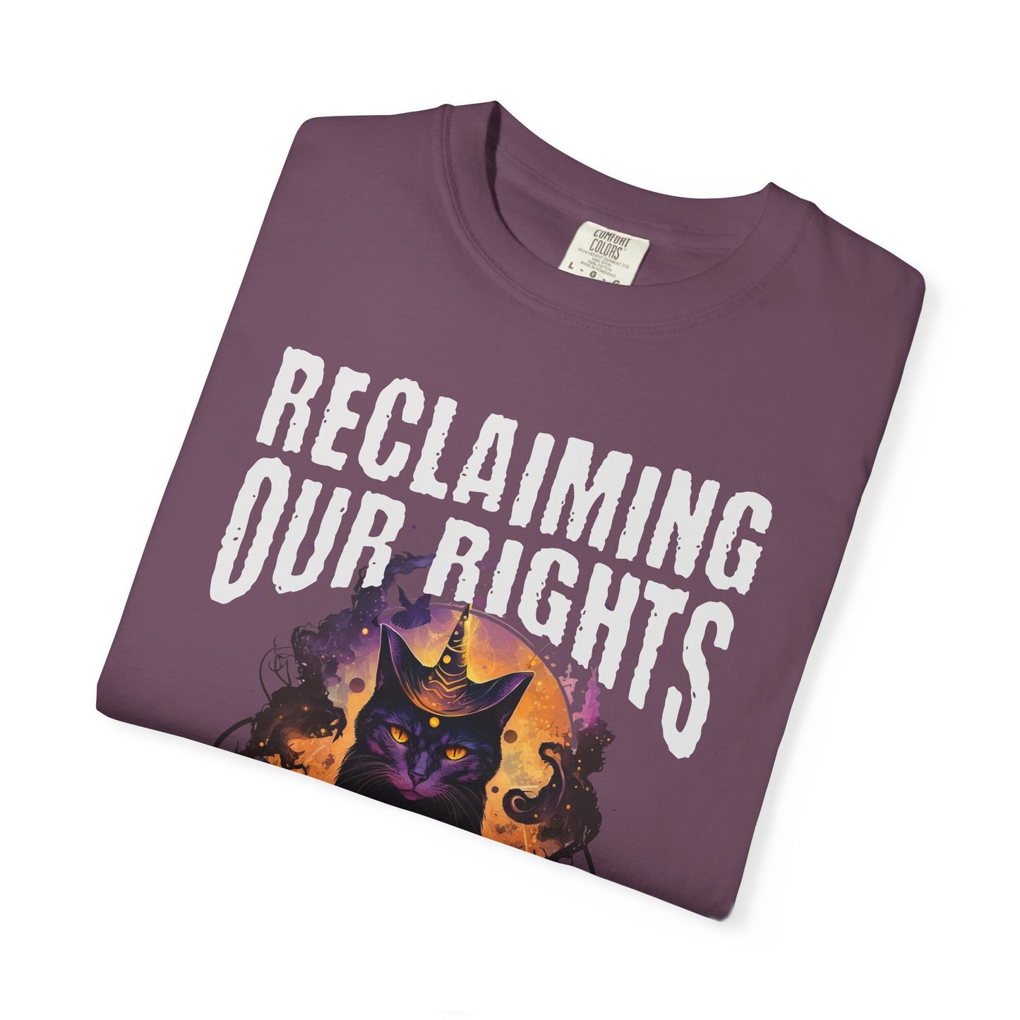 Reclaiming Our Rights Mystical Cat Vintage Tee
