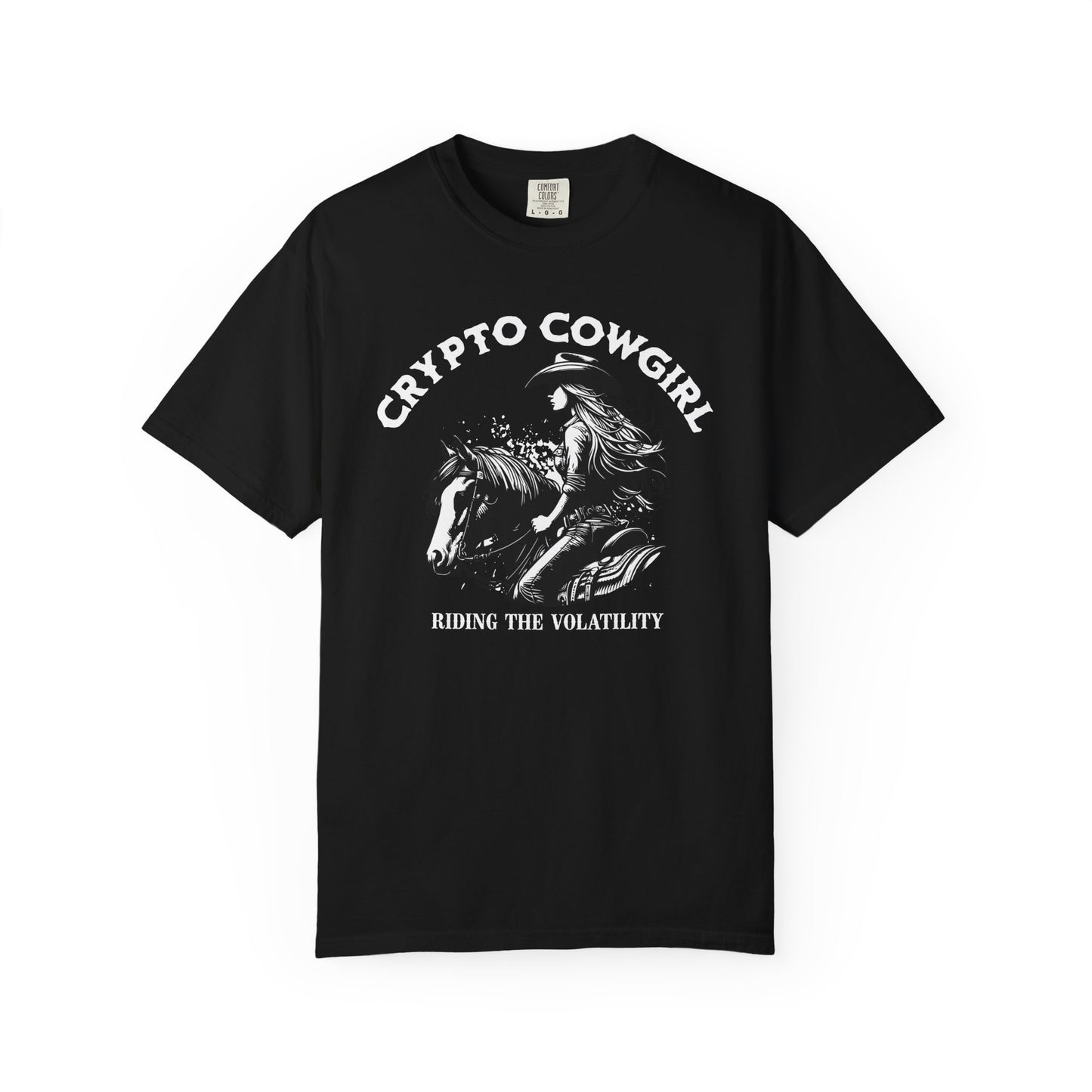 Crypto Cowgirl Comfort Colors T-Shirt