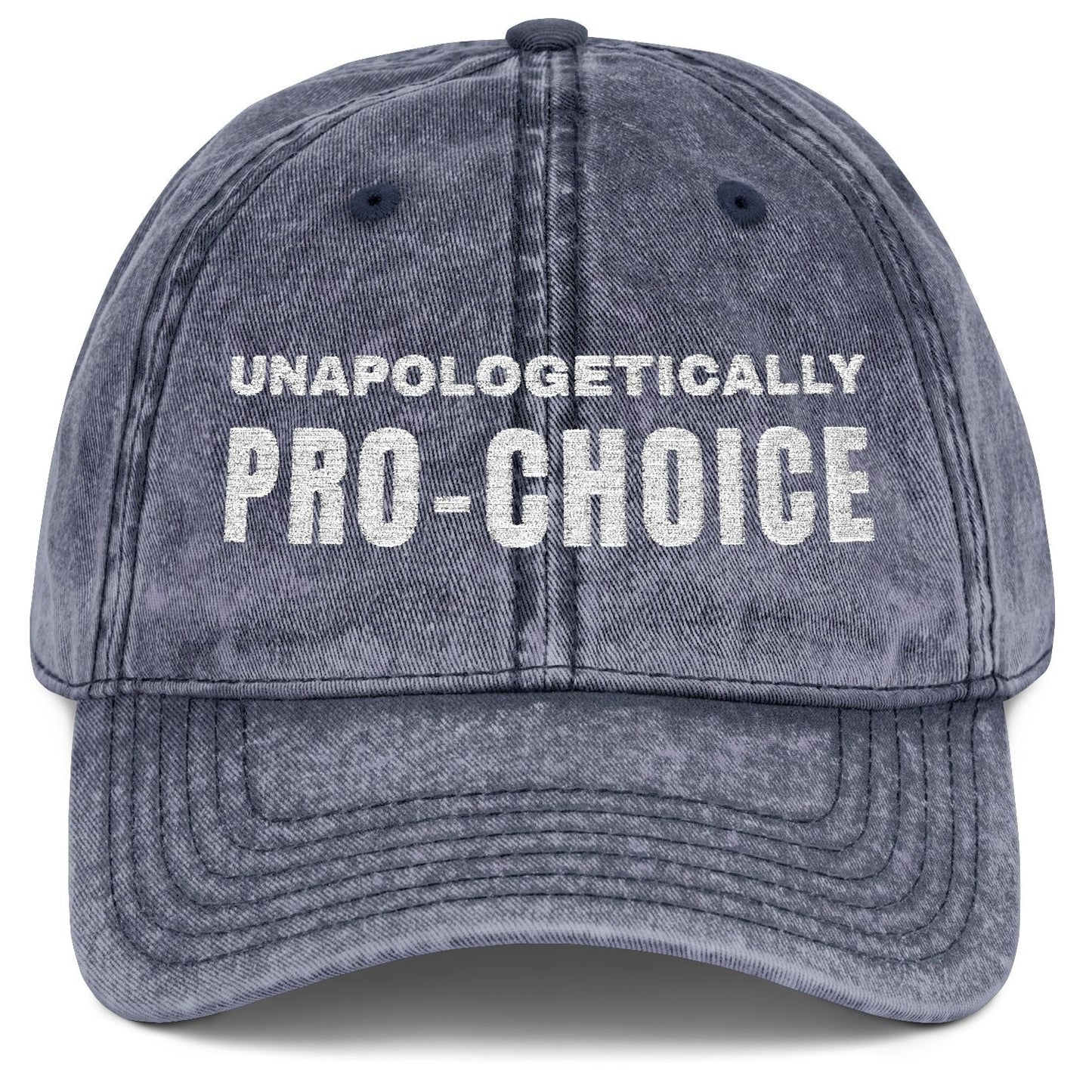 Unapologetically Pro-Choice Embroidered Vintage Cap