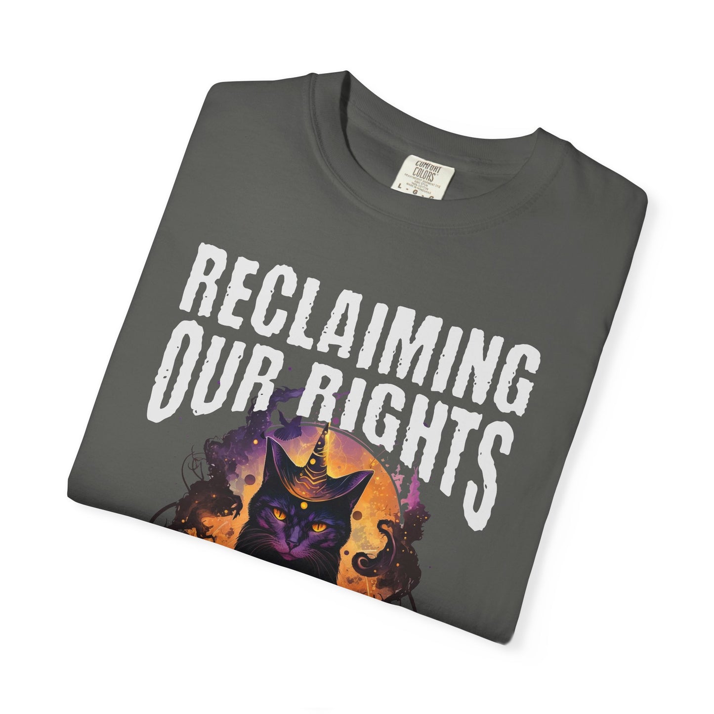 Reclaiming Our Rights Mystical Cat Vintage Tee