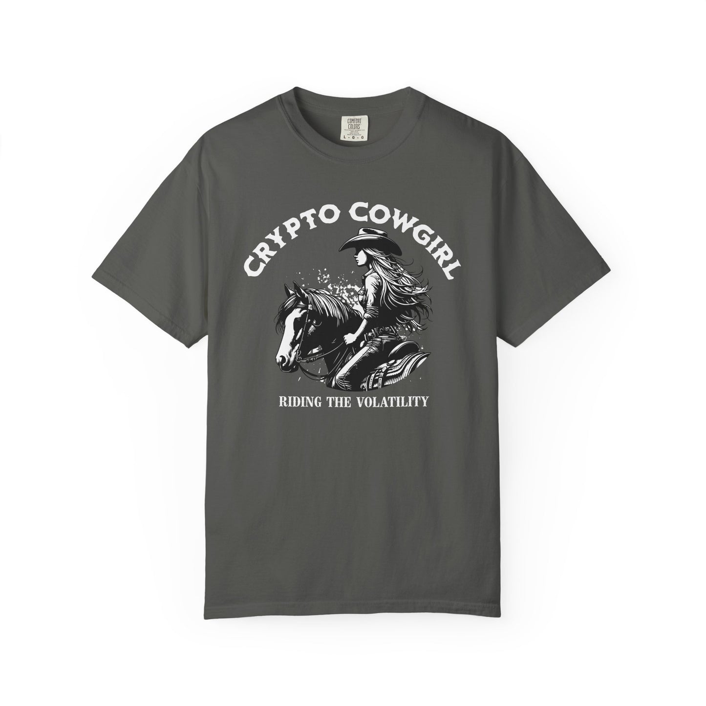 Crypto Cowgirl Comfort Colors T-Shirt