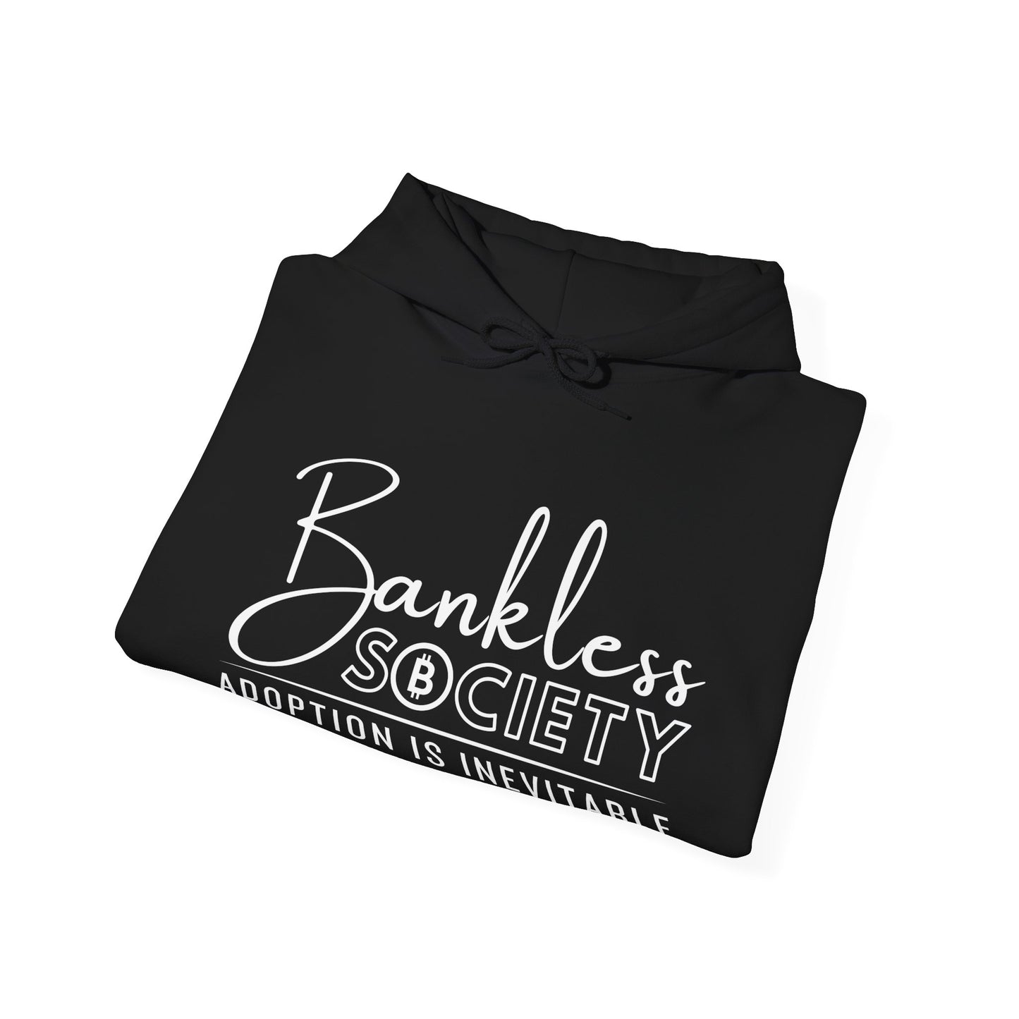 Bankless Society, Adoption is Inevitable Crypto Gildan Hooded Sweatshirt