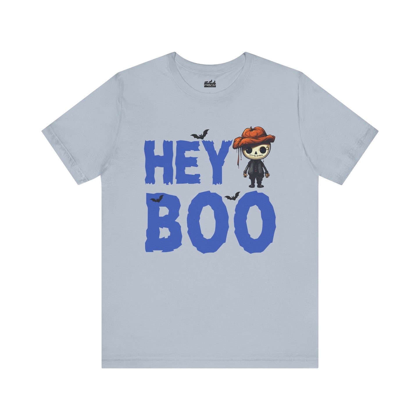Hey Boo Spooky Halloween Skeleton Fun Tee