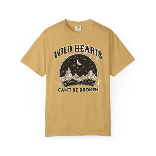 "Wild Hearts Can't Be Broken" — Retro Mountain Adventure Tee