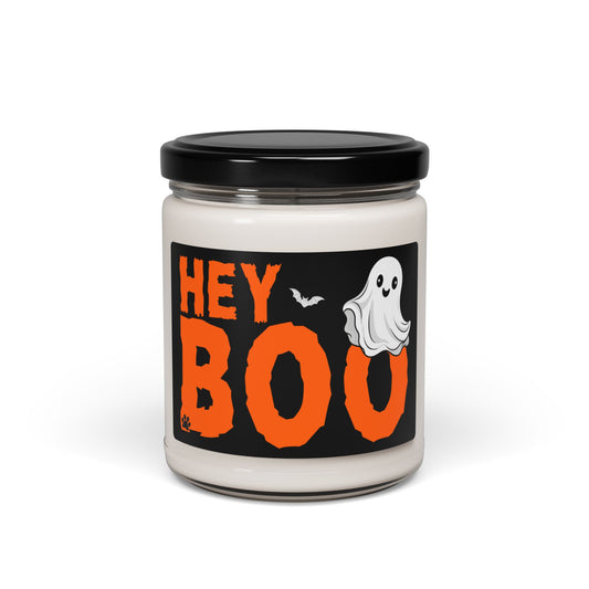 Hey Boo Halloween Spooky Ghost Scented Candle