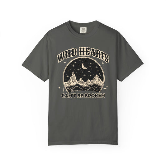 "Wild Hearts Can't Be Broken" — Retro Mountain Adventure Tee