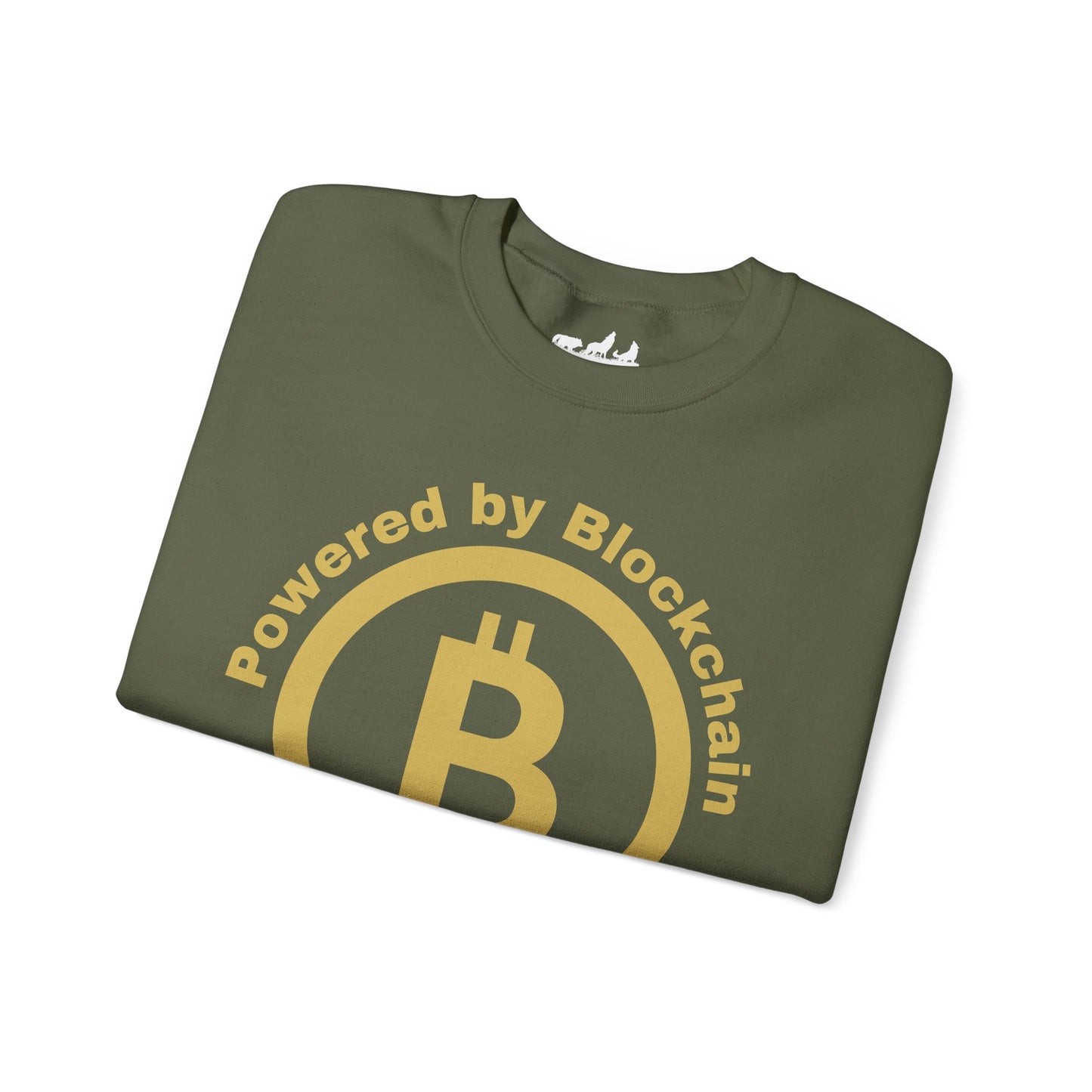 Powered by Blockchain Unisex Crypto Sweatshirt
