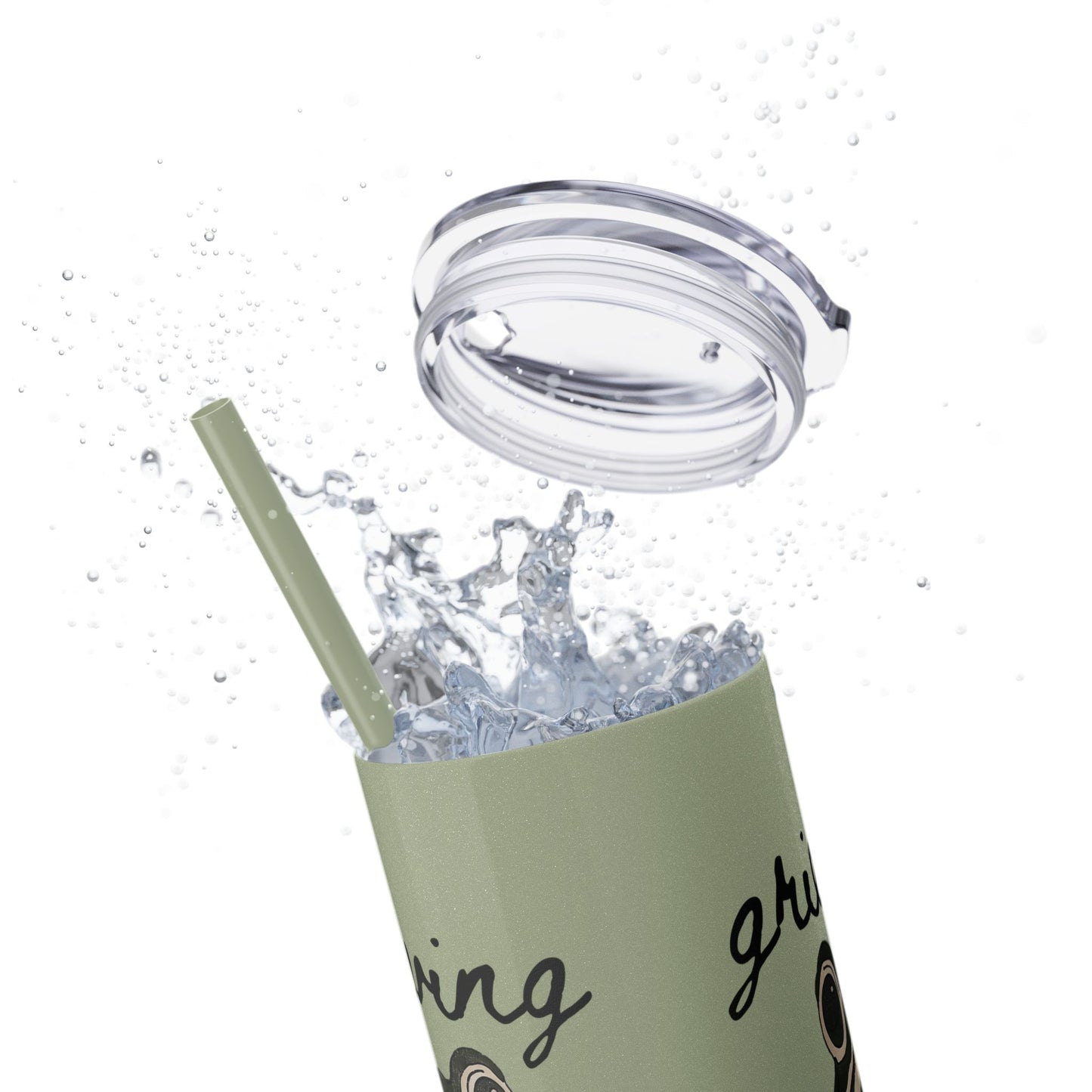 Grieving Frog Skinny Matte Tumbler, 20 oz