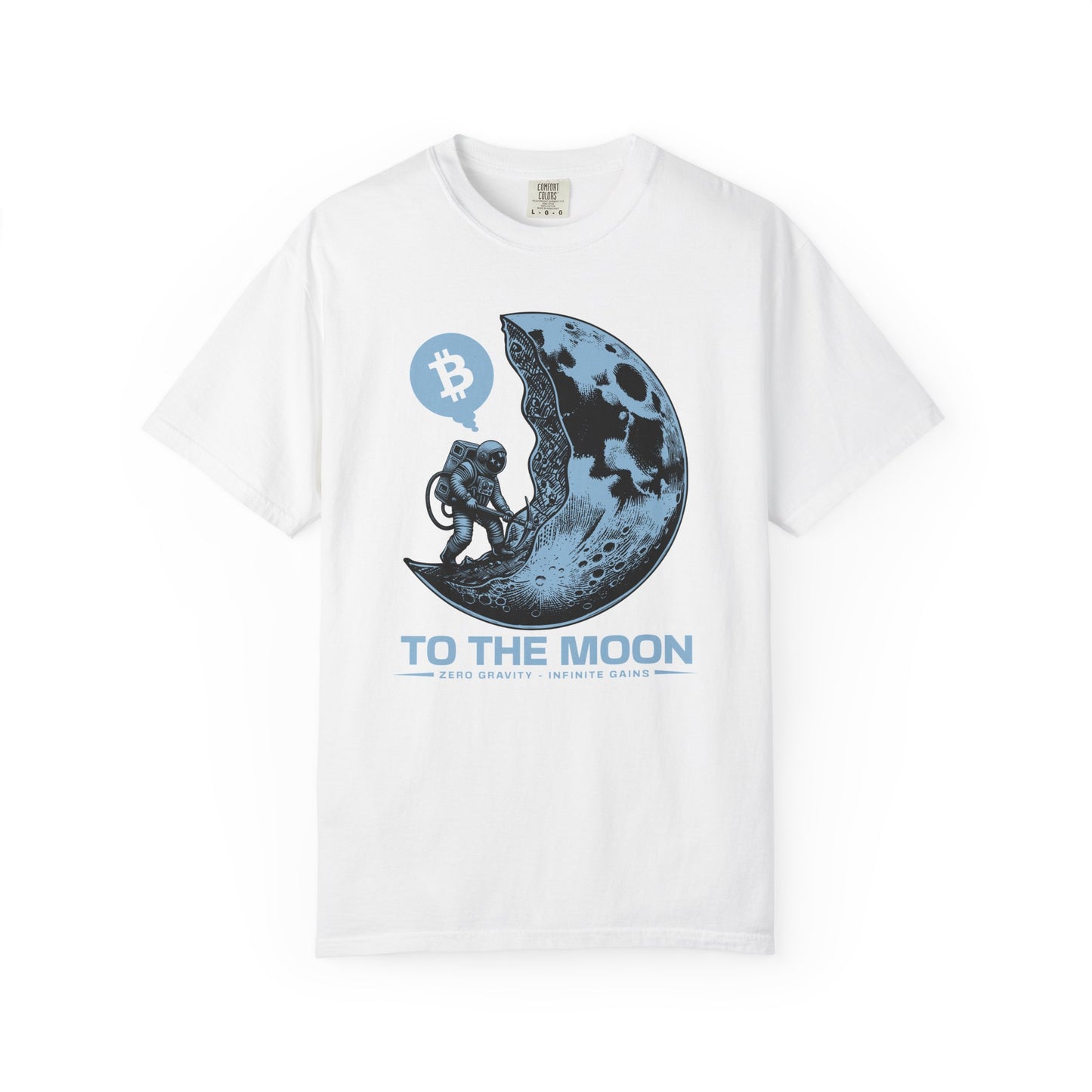 Crypto to the Moon Blockchain T-shirt, Trending Gift for Bitcoin Lover