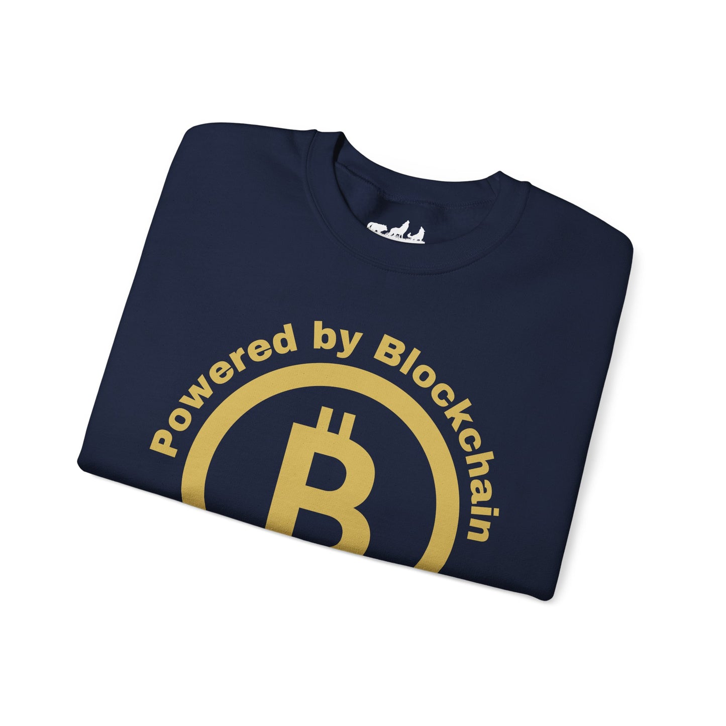 Powered by Blockchain Unisex Crypto Sweatshirt
