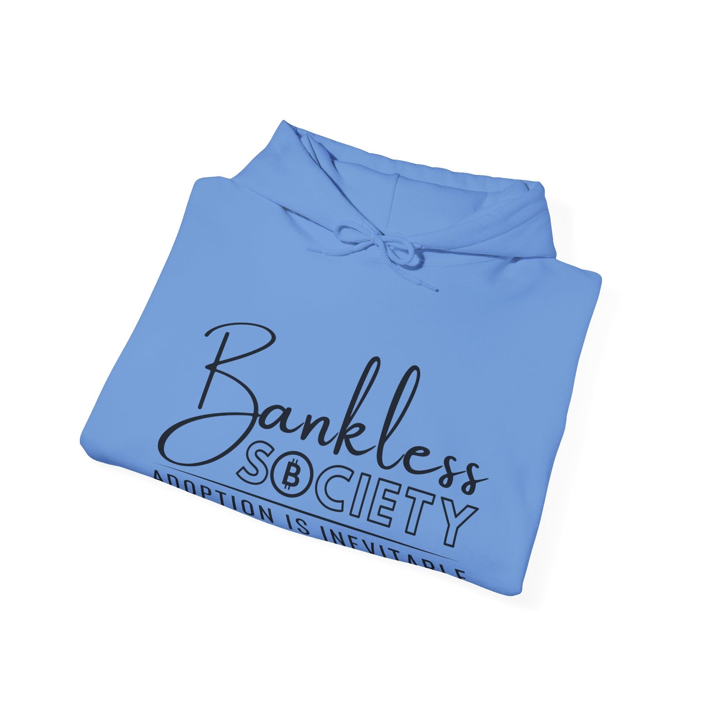Bankless Society, Adoption is Inevitable Crypto Gildan Hooded Sweatshirt