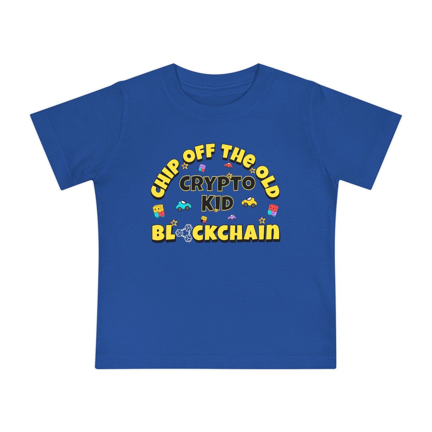 Chip Off The Old Blockchain Crypto Kid Baby T-Shirt