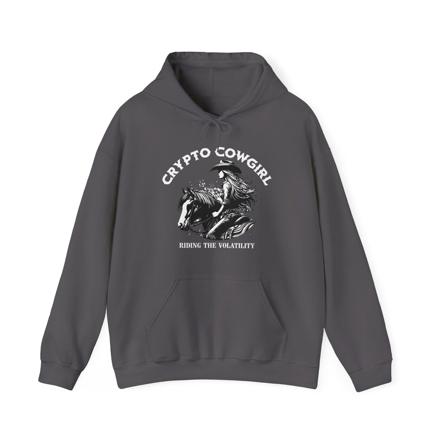 Crypto Cowgirl Hoodie, Ideal Gift for Techy Bitcoin Lover